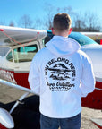 Aero Outfitters- Wheels Up White Hoodie